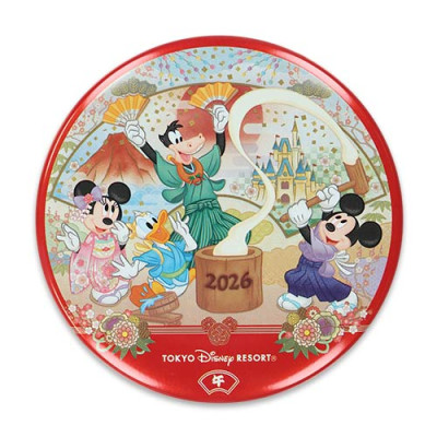 カンバッジ((ディズニーお正月グッズ2026)