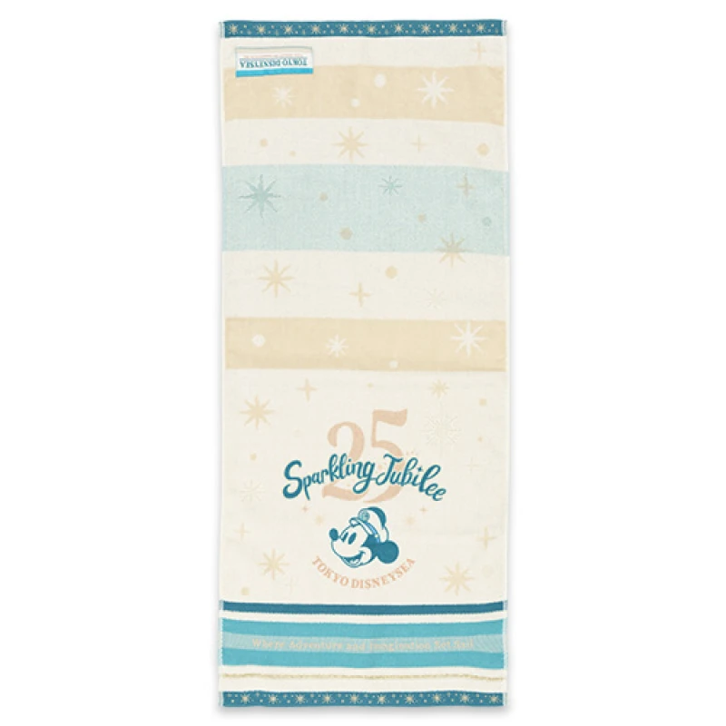 フェイスタオル(ディズニーシー25周年グッズ)