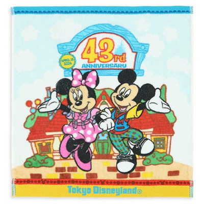 ウォッシュタオル(ディズニーランド43周年グッズ)