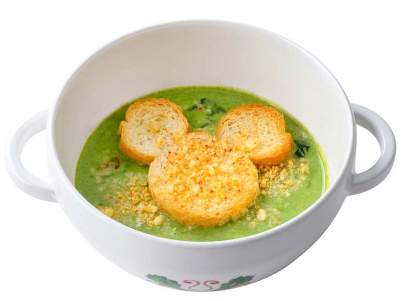 ほうれん草とパンチェッタのクリームスープ