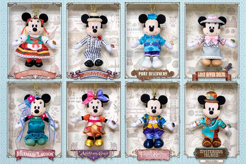 【5/25発売】ディズニーシー25周年8つのテーマポートグッズ！ぬいばや身に着けグッズ、雑貨や文房具が登場！
