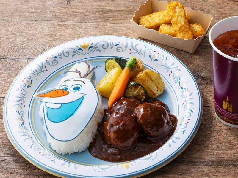 ブラウンソースのミートボールライス