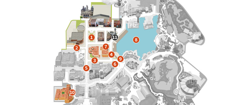 ユニバーサル・サマー・マツリ・ナイト ～ネオン・グロウアップ～ マップ