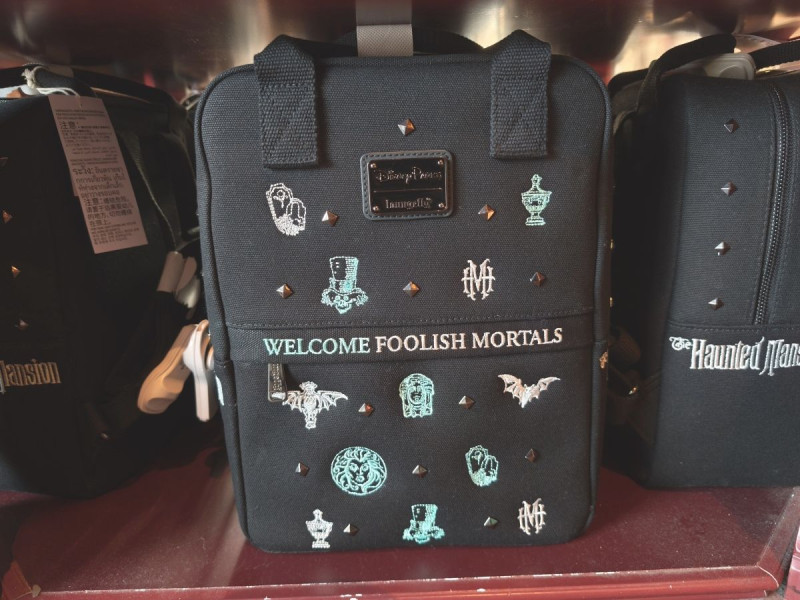 アナハイムディズニーラウンジフライ（Loungefly）：ホーンテッドマンション・スクエアバッグ
