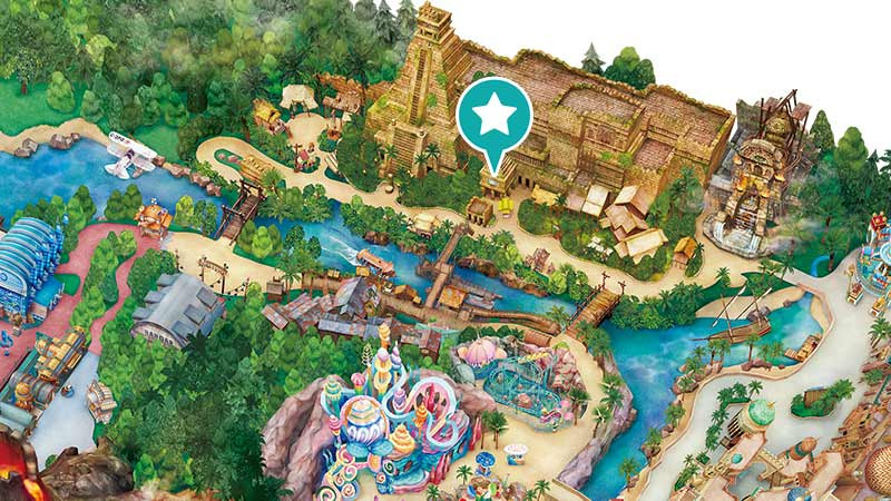 インディ ジョーンズ アドベンチャーの場所 キャステル Castel ディズニー情報