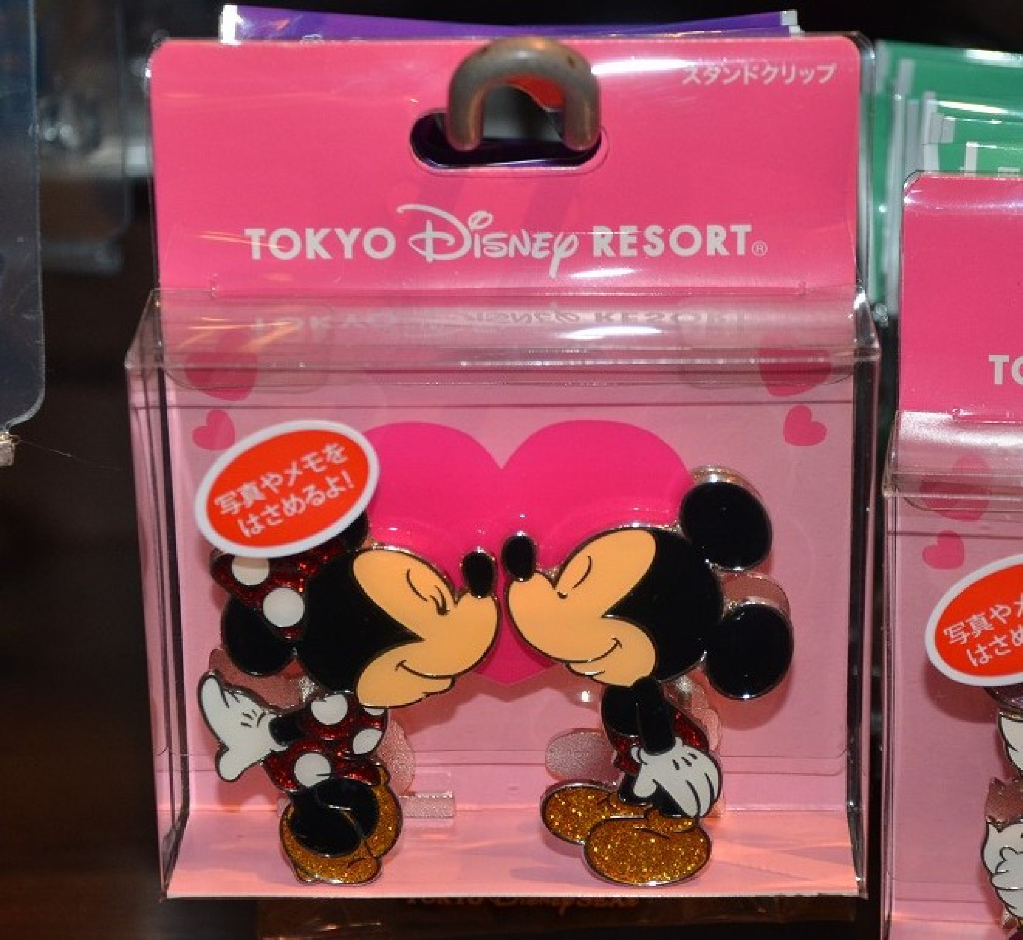 ミッキーとミニーのスタンドクリップ キャステル Castel ディズニー情報