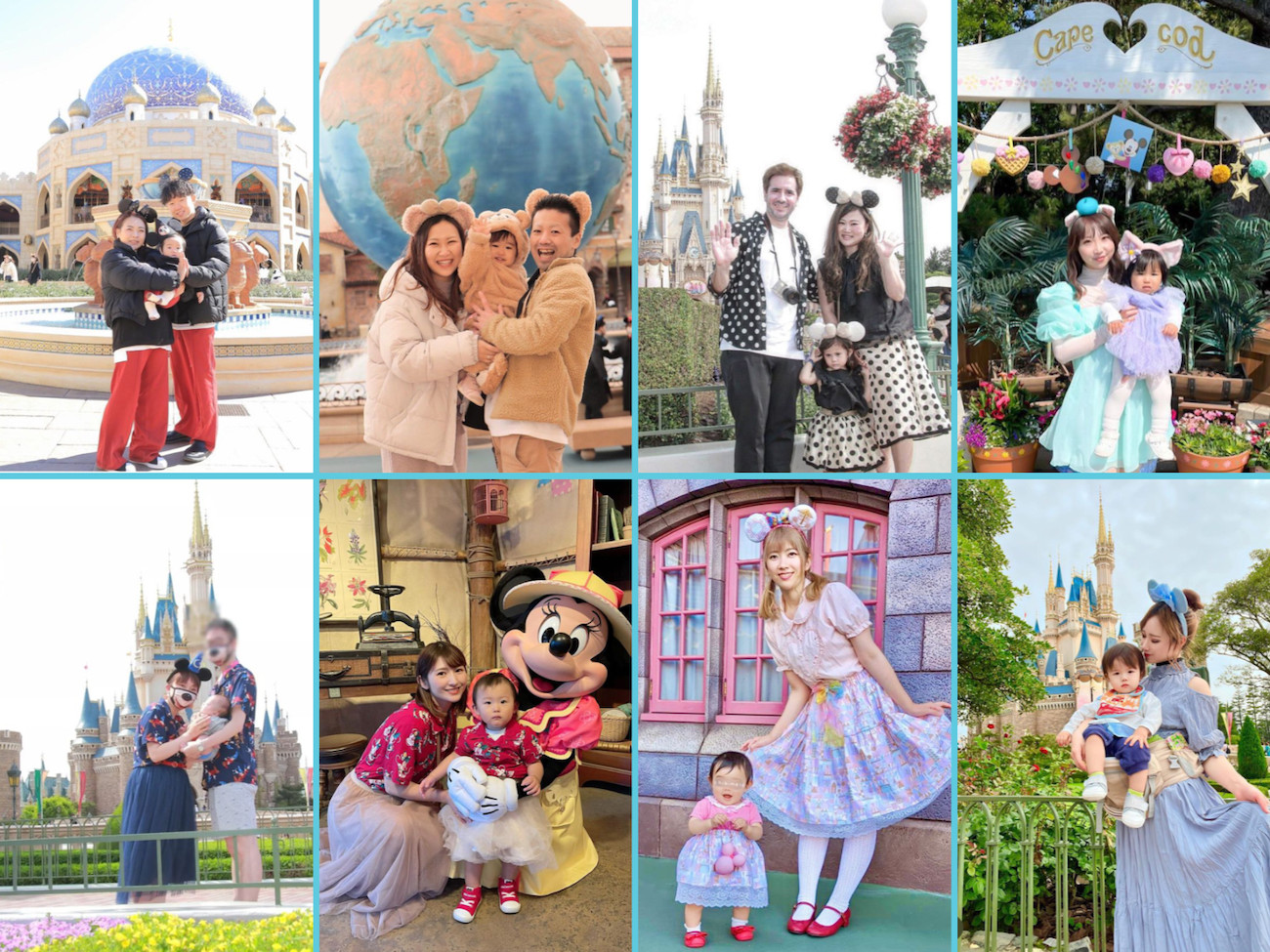 ディズニー親子コーデ15選！ディズニーバウンドコーデで親子