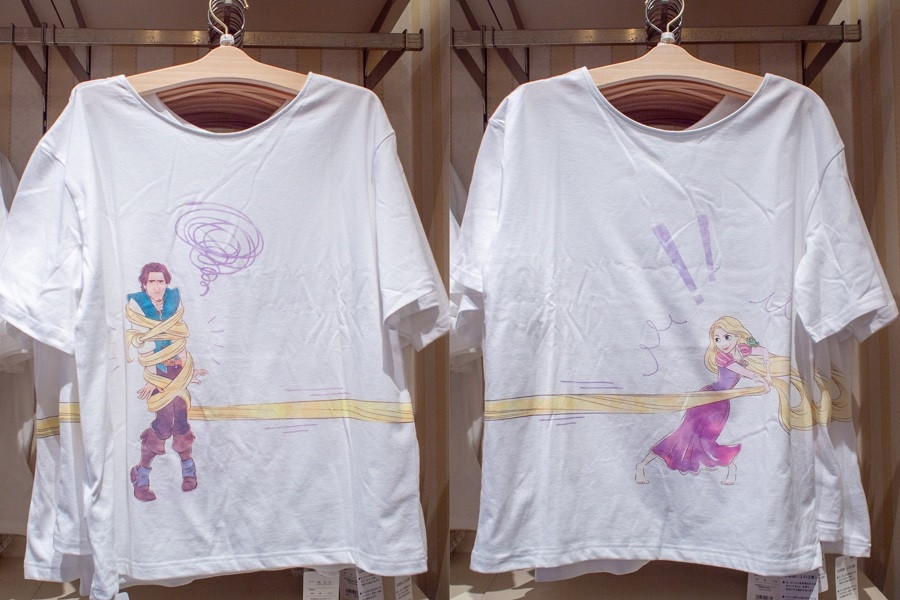 最新のhd ディズニー Tシャツ ラプンツェル