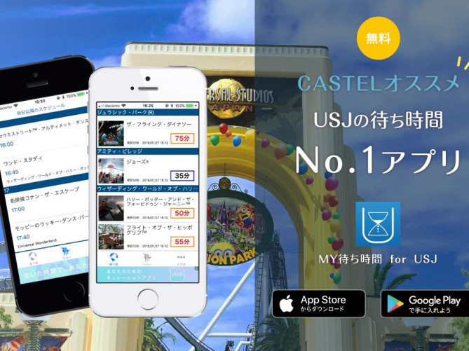 Usj待ち時間アプリ リアルタイム待ち時間をチェック 時間短縮や時間表示のカラクリまとめ