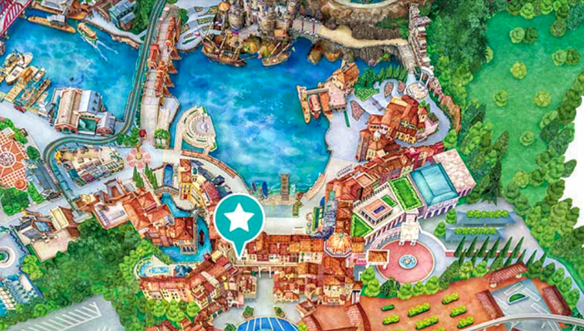 ガッレリーア ディズニーの場所 キャステル Castel ディズニー情報