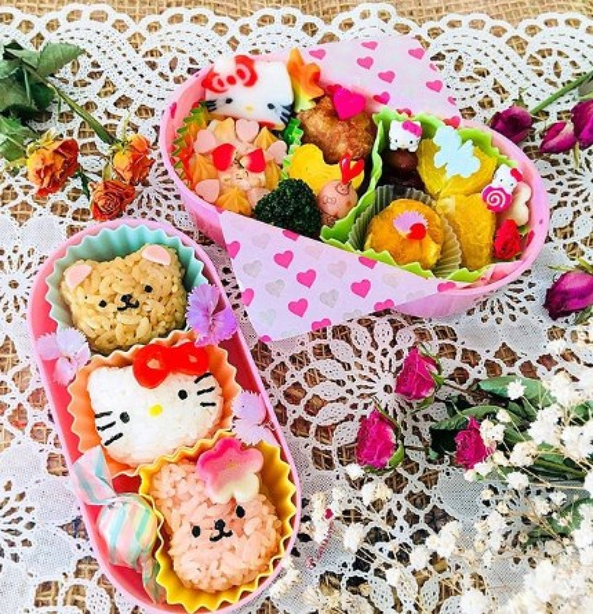 キティとお友達のにぎやかキティちゃん弁当 キャステル Castel ディズニー情報