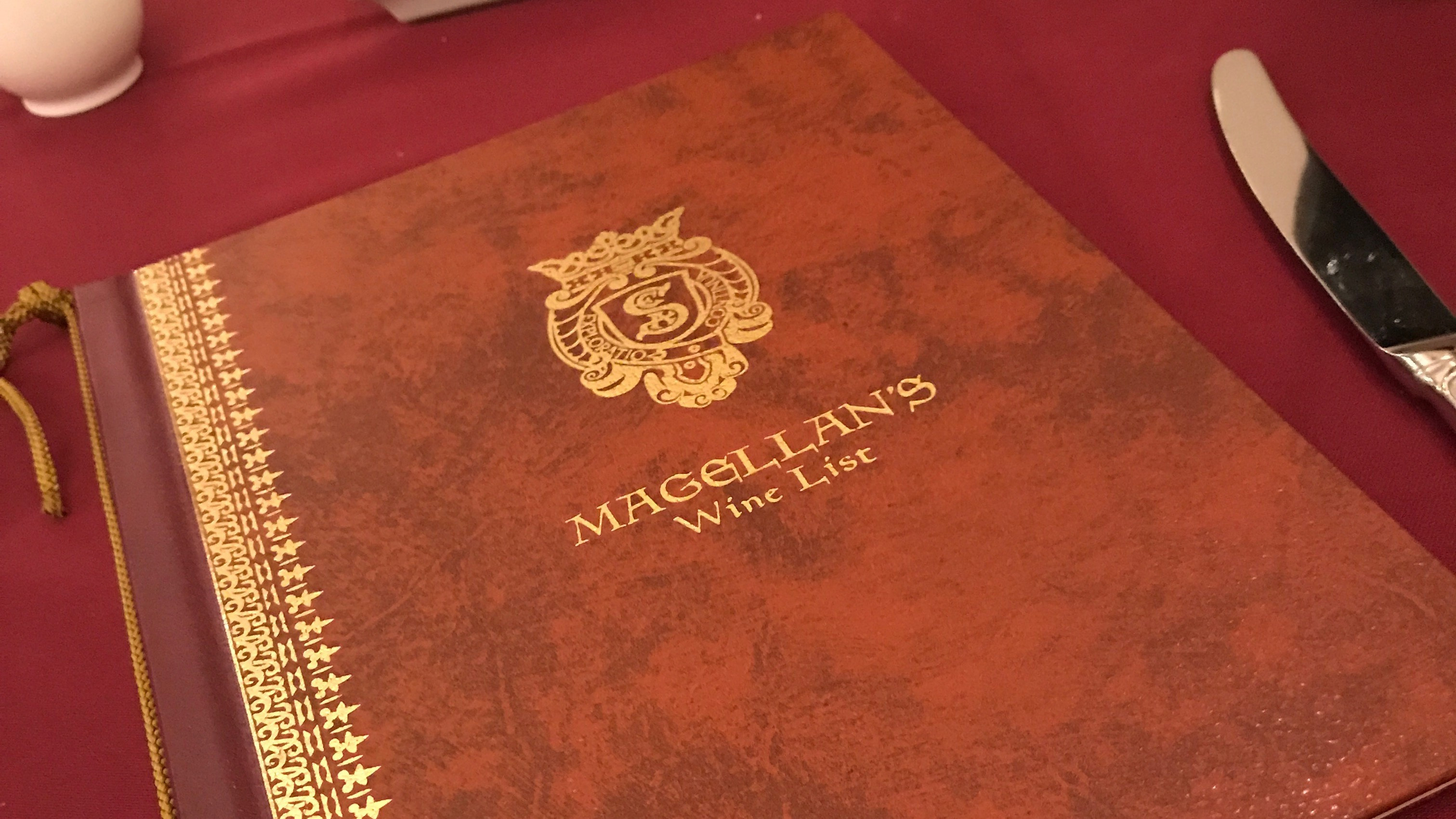 マゼランズのワインリスト キャステル Castel ディズニー情報