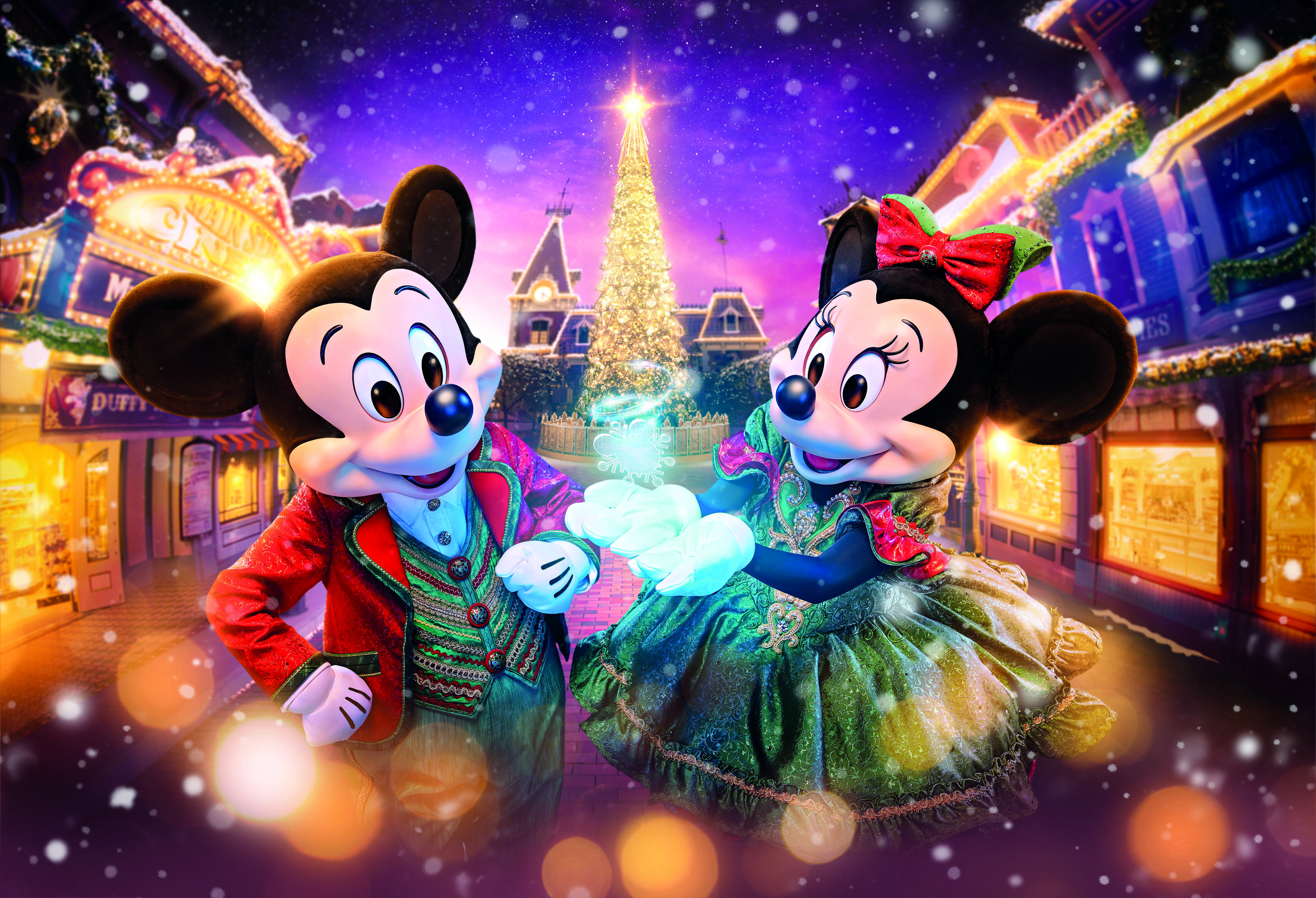 香港ディズニーランド ディズニークリスマス19特集 アナと雪の女王 のショー グリがスタート