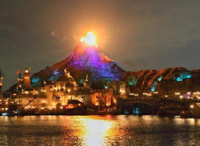 綺麗なディズニー シー プロメテウス 火山 ディズニー画像