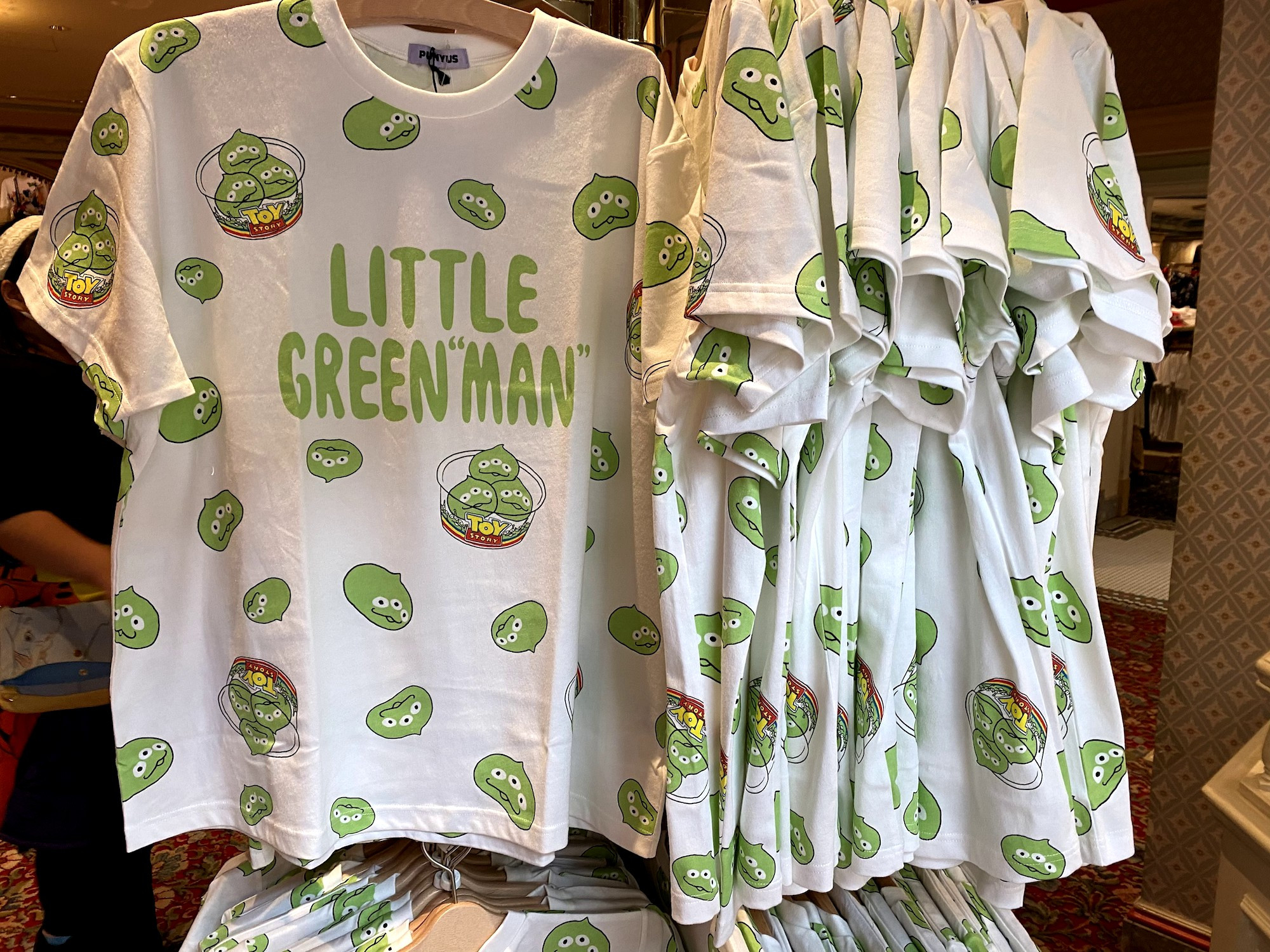 Punyus プニュズ Tシャツ リトルグリーンまん キャステル Castel ディズニー情報