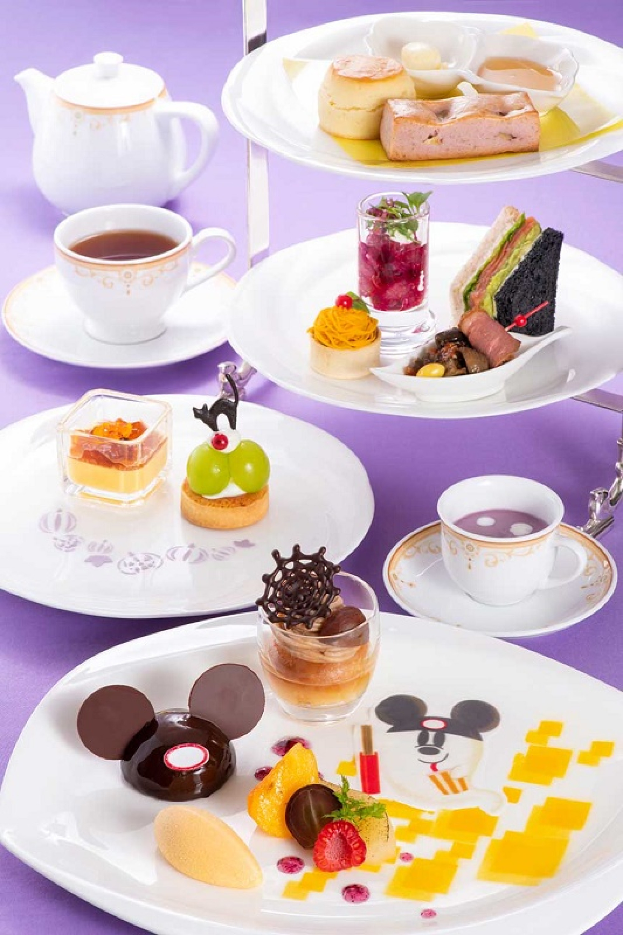 ハロウィーン アフタヌーンティーセット キャステル Castel ディズニー情報