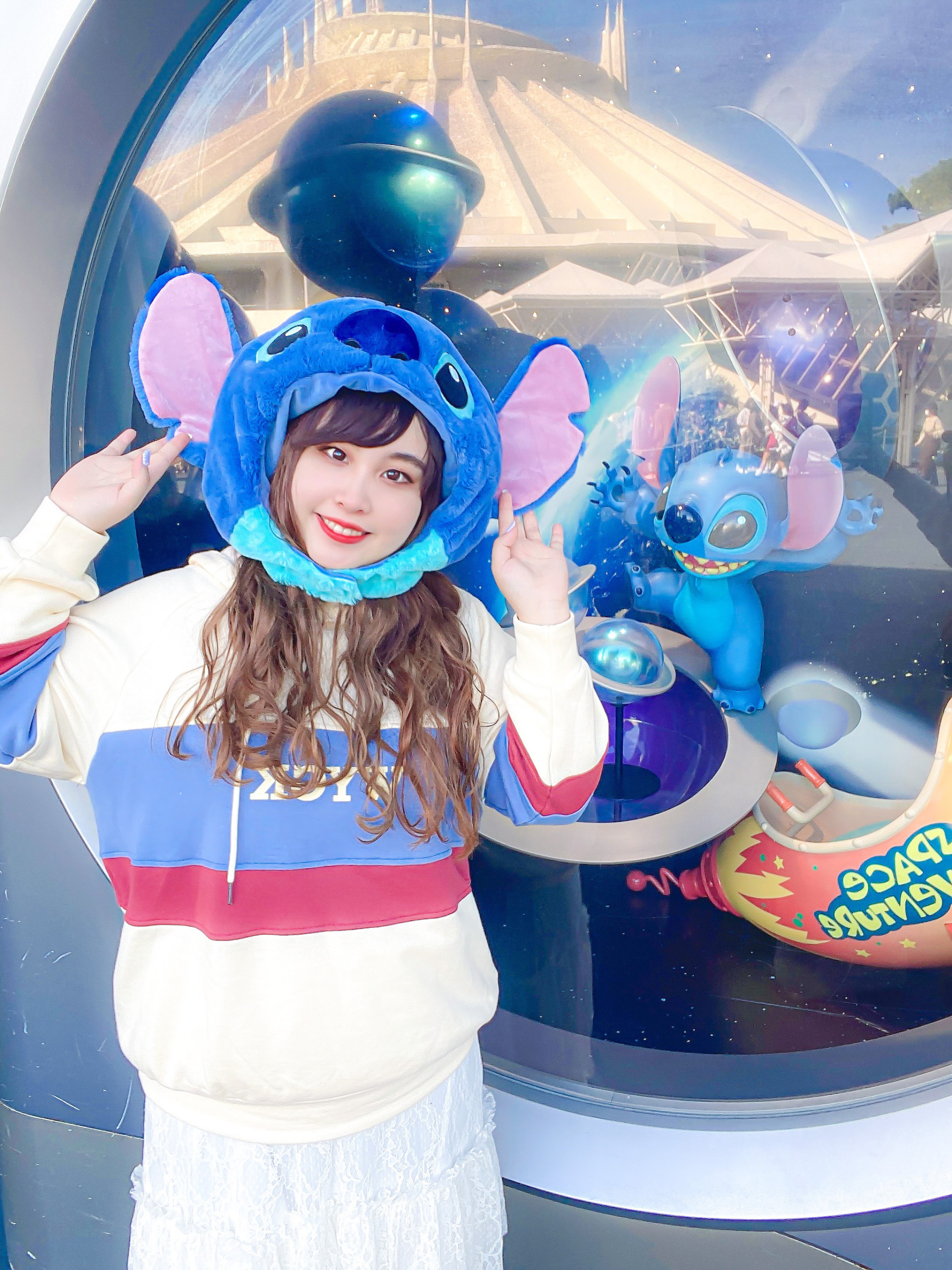 スティッチのファンキャップコーデ キャステル Castel ディズニー情報