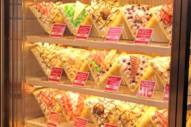 SWEET BOXのメニュー