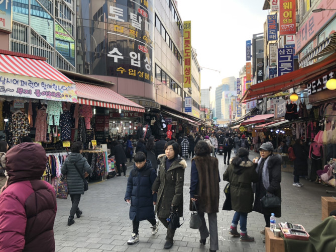 ソウル市内の様子