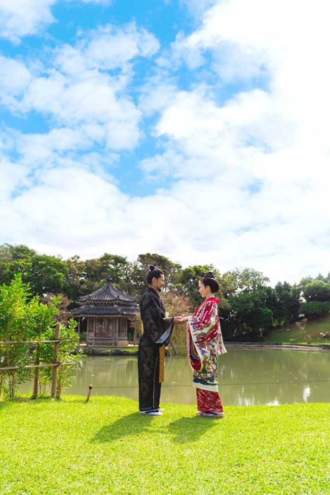 識名園庭園