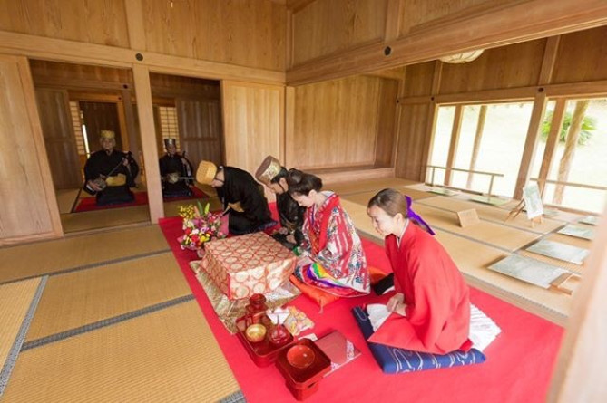 識名園琉球結婚式