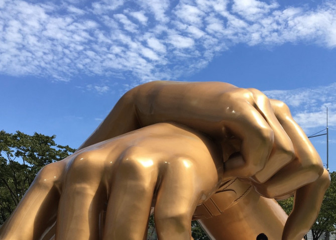 江南スタイルのオブジェ