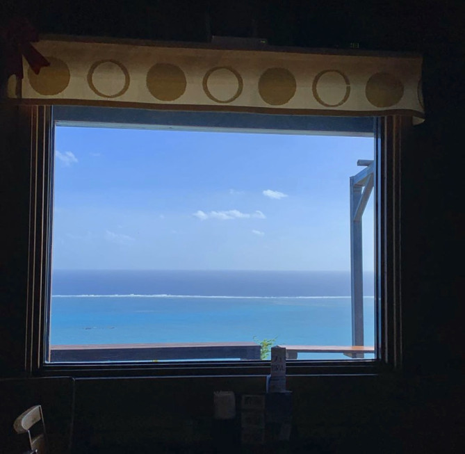 カフェくるくま店内からの眺め