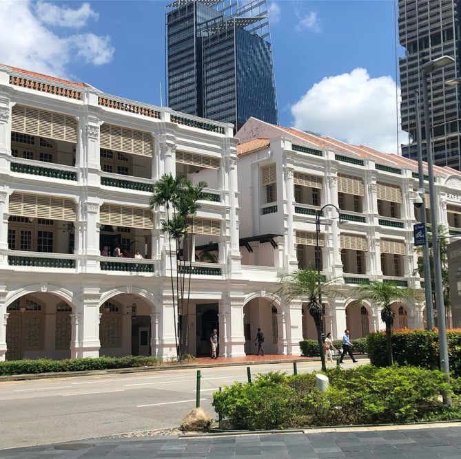 コロニアル様式のラッフルズホテル