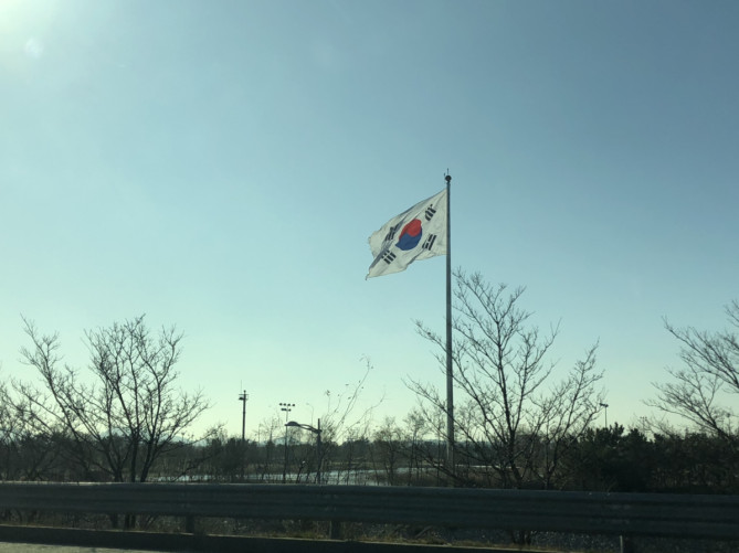 韓国の国旗・太極旗