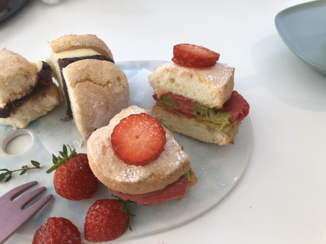 見た目もかわいい韓国カフェのイチゴスイーツ