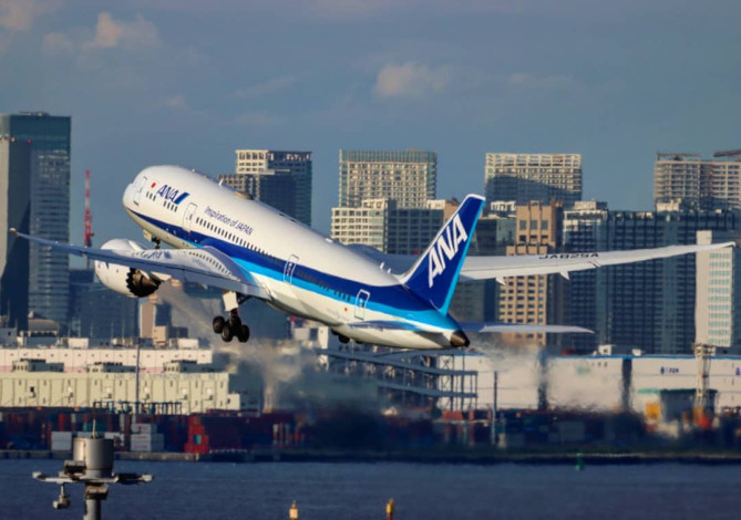 全日本空輸の飛行機