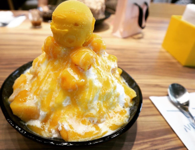 マンゴーかき氷