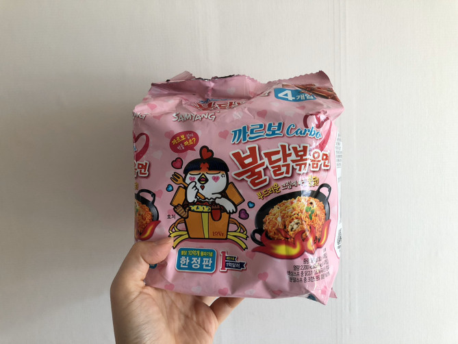 一番人気のカルボプルダックポックンミョン