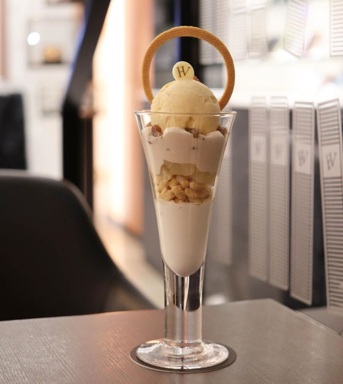 ユーゴ・アンド・ヴィクトールのパフェ