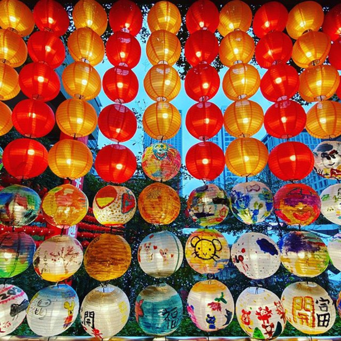 新光三越の飾り