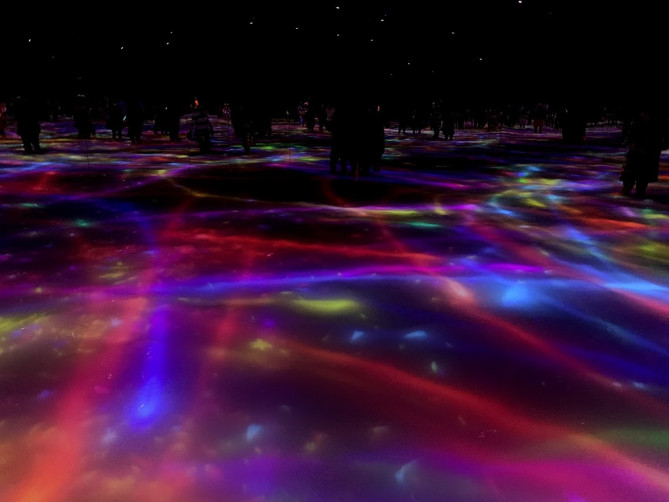 チームラボプラネッツ豊洲の水面アート