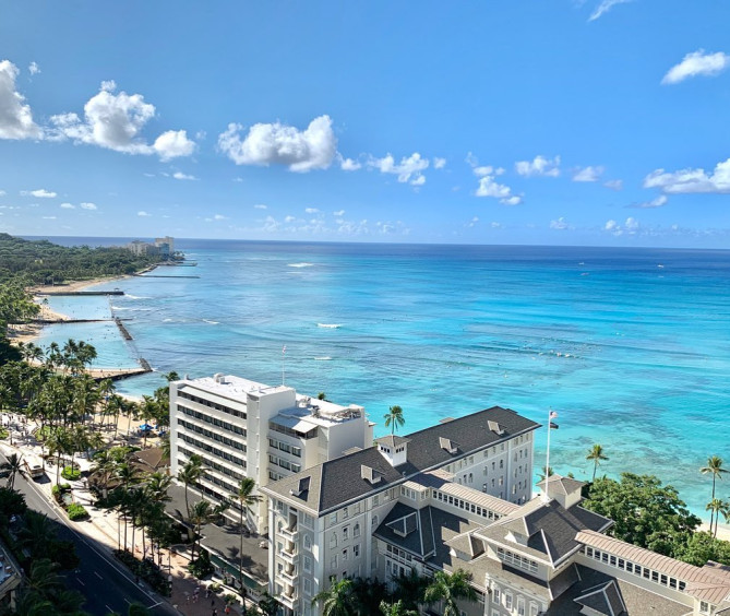 シェラトン・プリンセス・カイウラニ・ホテル　オーシャンビュー