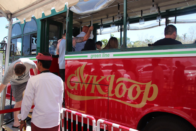 GWKカルチュラルパークのバス