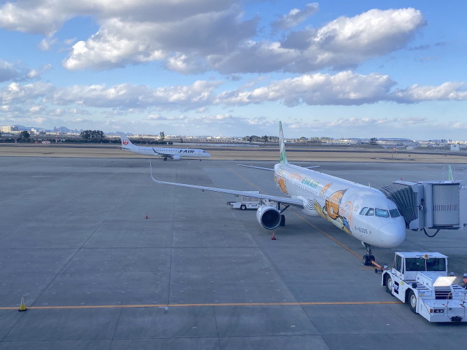 エバー航空のぐでたまジェット