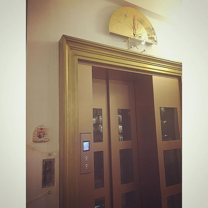 林百貨店のエレベーター