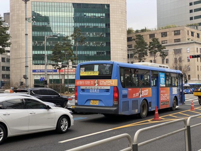 ソウル市内の交通事情