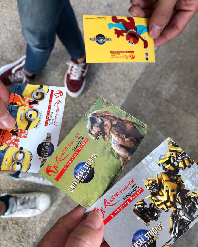 ユニバーサルスタジオシンガポール　チケット