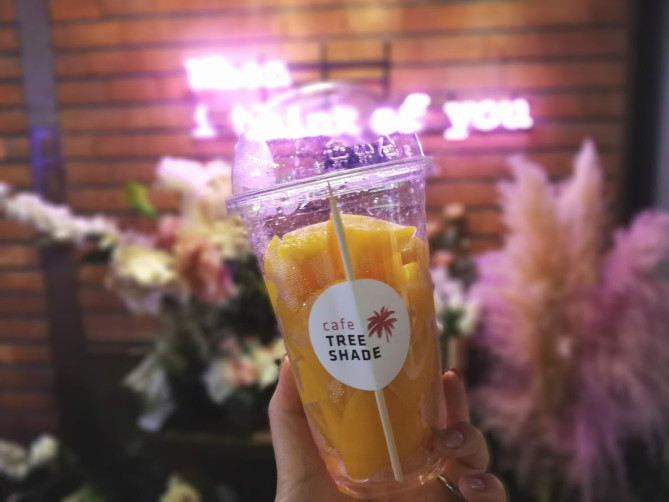 マンゴーツリーカフェのフレッシュマンゴー