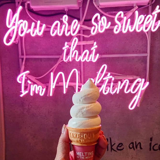 MELTING IN THE MOUTHのソフトクリーム