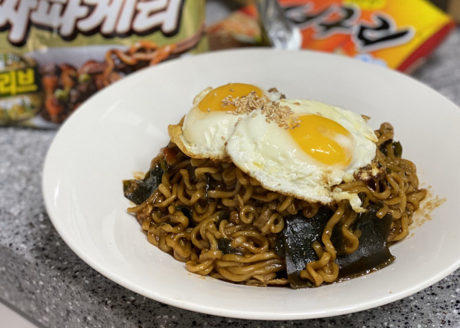 絶妙な味わいのチャパグリ