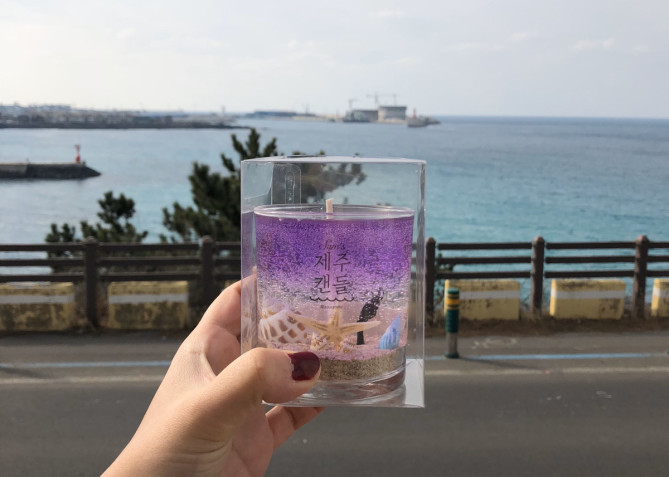 お土産にもピッタリなチェジュ島のキャンドル