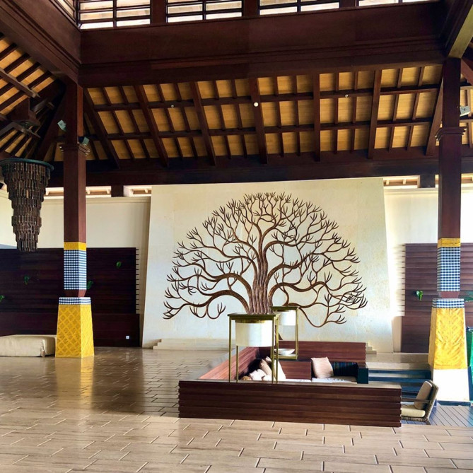 ザ・リッツ・カールトン・バリ・ヴィラズ　ロビー