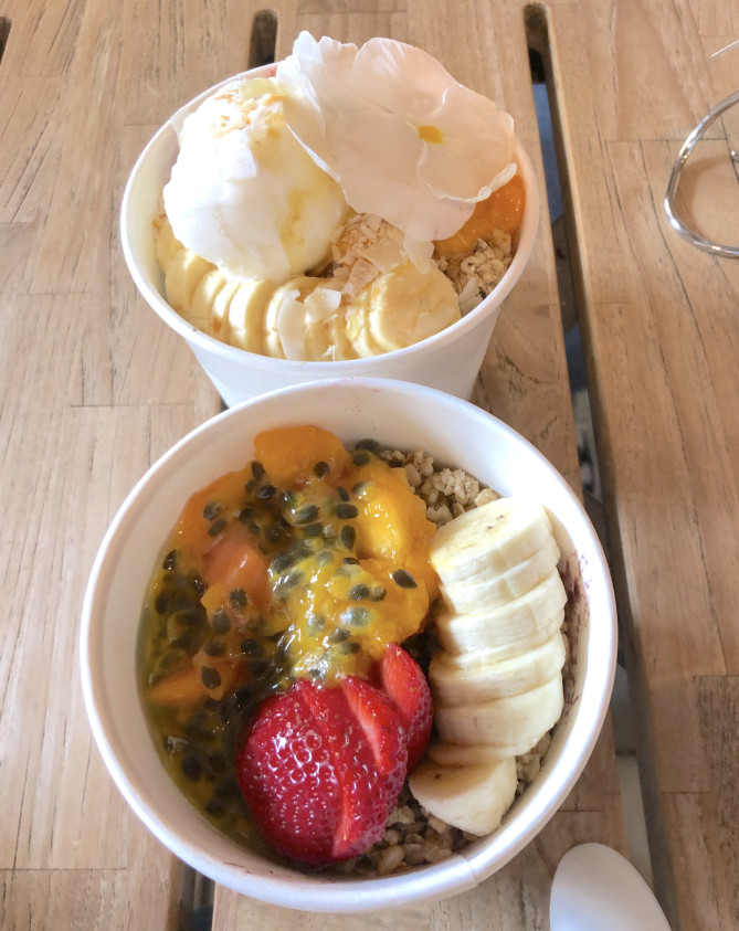 アイランドビンテージコーヒーのアサイーボウル