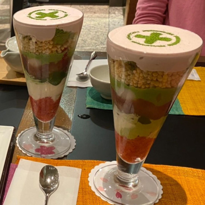 中村藤吉本店_季節のまるとパフェ(春)