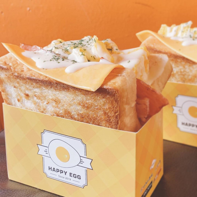 HAPPY EGGのエッグサンド